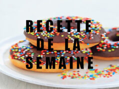 Donuts au chocolat et vermicelle multicolore