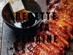 Travers de porc laqués