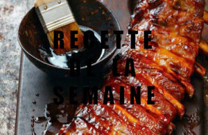 Travers de porc laqués