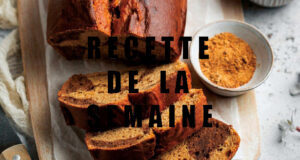 Banana bread marbré