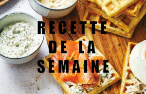 Gaufres salées au comté et leurs sauces