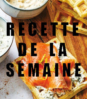 Gaufres salées au comté et leurs sauces