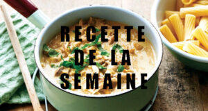 Lapin en sauce crémeuse à la moutarde et tortiglionis