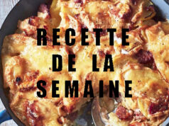Tartiflette au maroilles et aux saucisses fumées