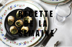 ESCARGOTS EN COQUILLE, BEURRE D’AIL ET FINES HERBES