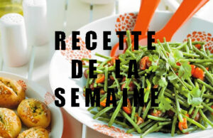 Salade de haricots verts à la coriandre