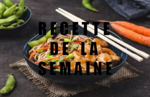 SALADE DE NOUILLES CHINOISES AU POULET