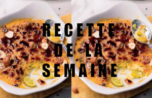 Crèmes brûlées aux poireaux et noisettes