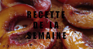 PÊCHE ÉPICÉE AU FOUR