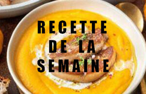 Velouté acidulé au potimarron & Foie Gras poêlé