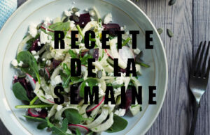 Salade de betteraves, blettes et fenouil à la feta