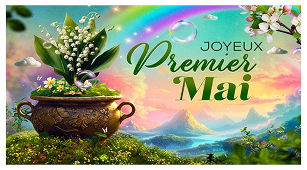 Toute l’équipe de Homactu vous souhaite un Joyeux 1er mai !