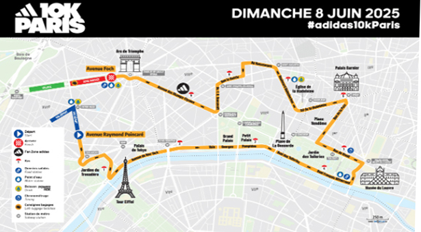 Adidas, Un parcours grandiose au cœur de la capitale pour une course toujours plus inclusive et populaire