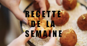 RISOTTO BALLS DE PIQUILLOS AU CŒUR DE CHÈVRE