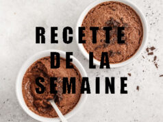 MOUSSE AU CHOCOLAT AU GINGEMBRE