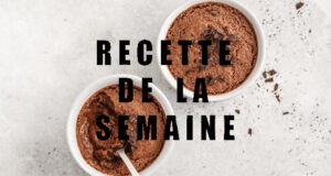 MOUSSE AU CHOCOLAT AU GINGEMBRE