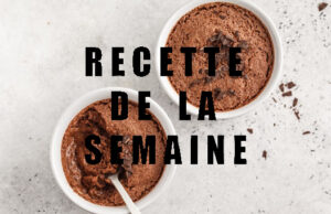 MOUSSE AU CHOCOLAT AU GINGEMBRE