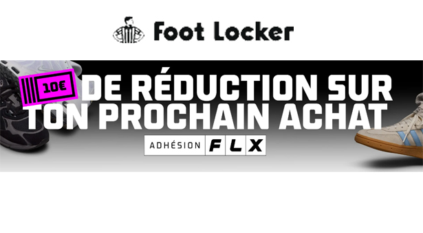 Foot Locker dévoile son nouveau programme de fidélité FLX