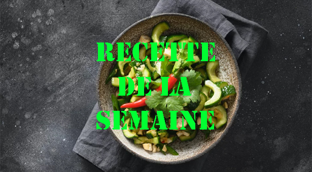 Salade de concombre à la thaïlandaise