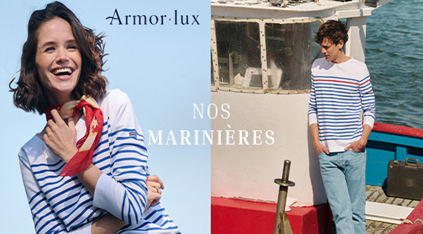 Armor-Lux :La marinière : pièce phare en toute saison !