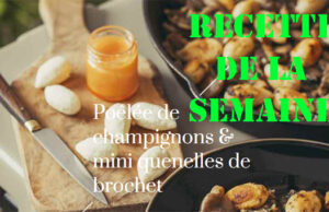 Poêlée de champignons & mini quenelles de brochet Giraudet