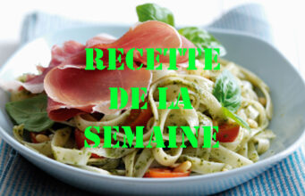 Pâtes pesto fraîches au Jambon de Parme