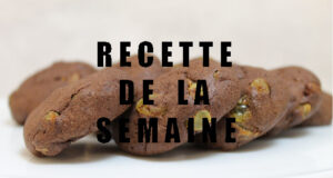 Cookies au cacao et aux raisins