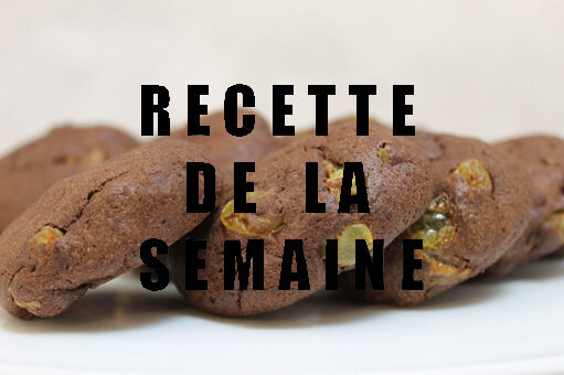 Cookies au cacao et aux raisins