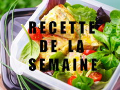 Omelette de spaghettis jambon et Saint-Marcellin