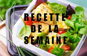 Omelette de spaghettis jambon et Saint-Marcellin