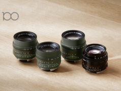 Quatre objectifs Leica M proposés dans une version très prisée.