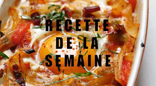 Œufs au plat à la basquaise