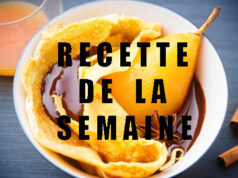 Crêpes aux poires et au chocolat