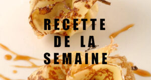 Aumônière de crêpes aux fruits d’automne, jus des peaux