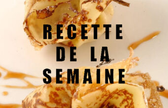 Aumônière de crêpes aux fruits d’automne, jus des peaux