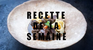 Bœuf bourguignon, tagliatelles fraîches au beurre