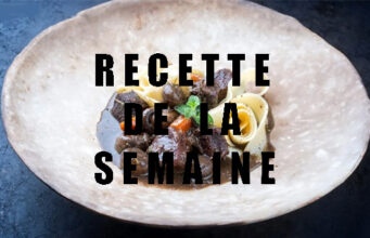 Bœuf bourguignon, tagliatelles fraîches au beurre