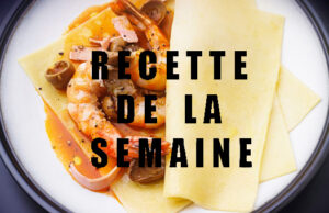 Ravioles de gambas aux cèpes