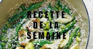 Riz et légumes de printemps à l’étouffée