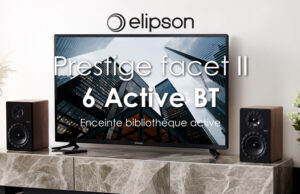 ELIPSON – NOUVEAUTÉ – Enceinte active Prestige Facet II 6 Active BT