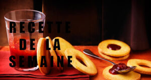 Petits sablés à la confiture de fraise