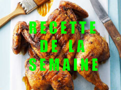 Poulet rôti en crapaudine