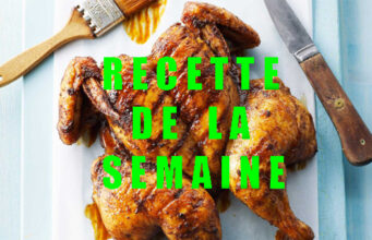 Poulet rôti en crapaudine