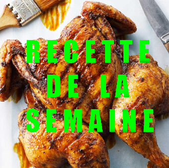 Poulet rôti en crapaudine