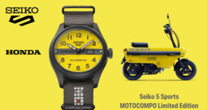 SEIKO 5 SPORTS CÉLÈBRE LA HONDA MOTOCOMPO AVEC UNE NOUVELLE ÉDITION LIMITÉE.